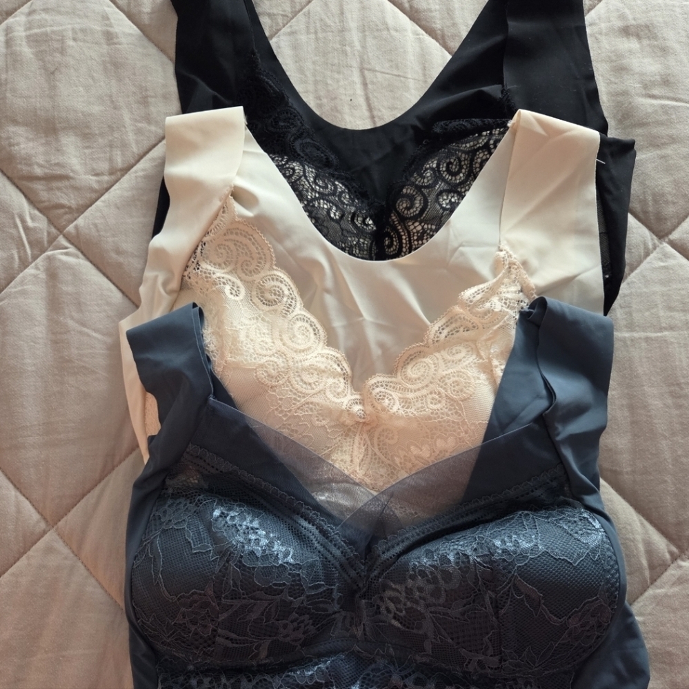 NWT - 3 lightweight bralets